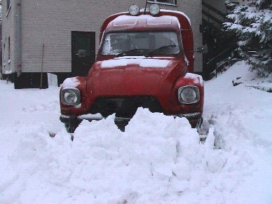 snowplough action